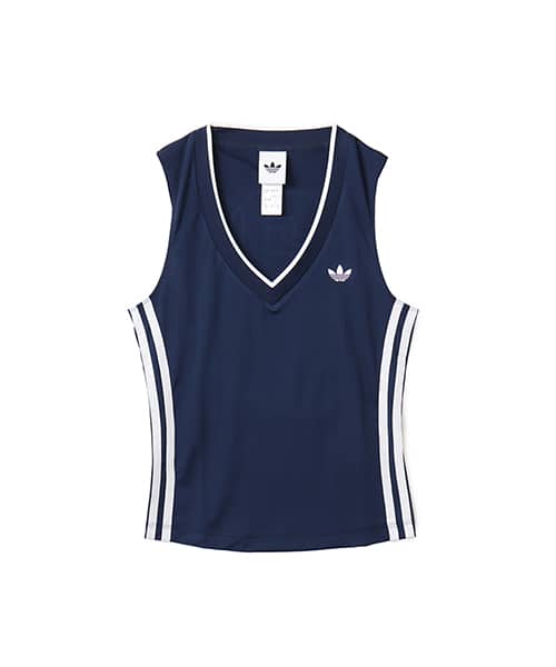adidas V-NECK ナイトインディゴ