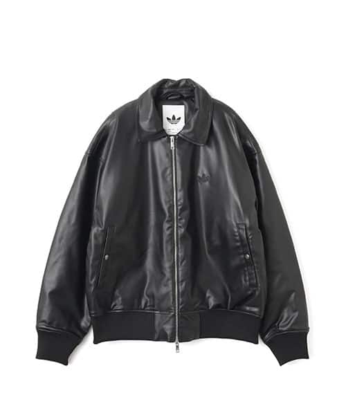 adidas PREMIUM ESSENTIALS PLEATHER BOMBER JACKET