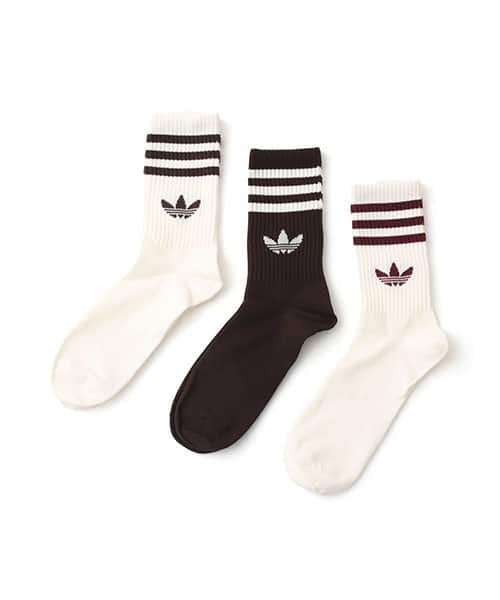 adidas 3 STRIPES CREW SOCKS 3 PAIRS