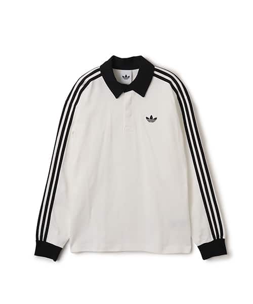 adidas 3-STRIPES RUGBY LONGSLEEVE POLO