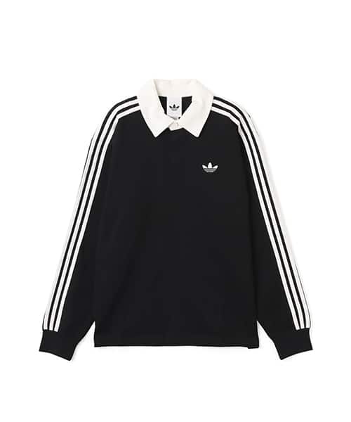 adidas 3-STRIPES RUGBY LONGSLEEVE POLO
