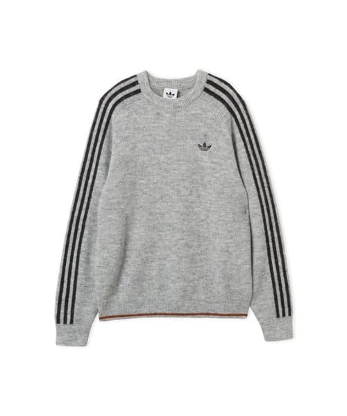 adidas 3 STRIPES FLUFFY KNIT CREW