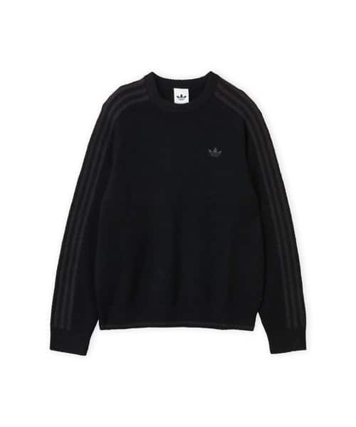 adidas 3 STRIPES FLUFFY KNIT CREW