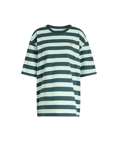 adidas ATHLETIC DEPT STRIPED SHORT SLEEVE TEE