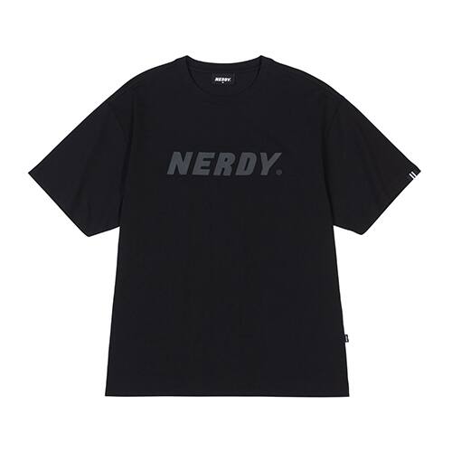 NERDY Tone On Tone Logo 1/2 Sleeve T-shiirt