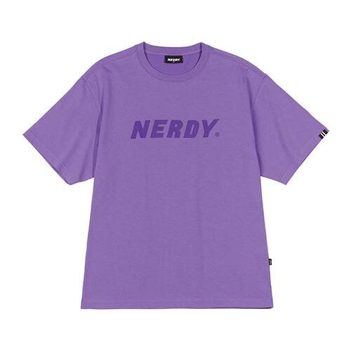 NERDY Tone On Tone Logo 1/2 Sleeve T-shiirt