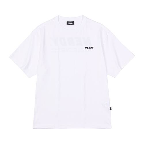 NERDY Back Slogan 1/2 Sleeve T-shirt