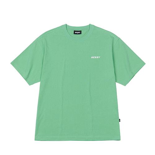 NERDY Back Slogan 1/2 Sleeve T-shirt