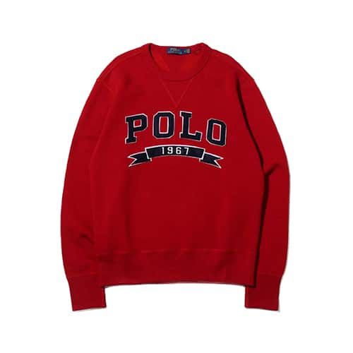 POLO RALPH LAUREN LSCNM1-LONG SLEEVE-KNIT RED 18HO-I