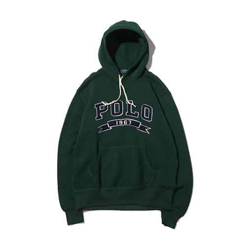 POLO RALPH LAUREN LSPOHOODM2-LONG SLEEVE-KNIT GREEN 18HO-I