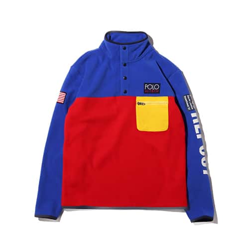 POLO RALPH LAUREN PADDLINGPOM2-LONG SLEEVE-KNIT ROYAL BLUE MULTI 18HO-I