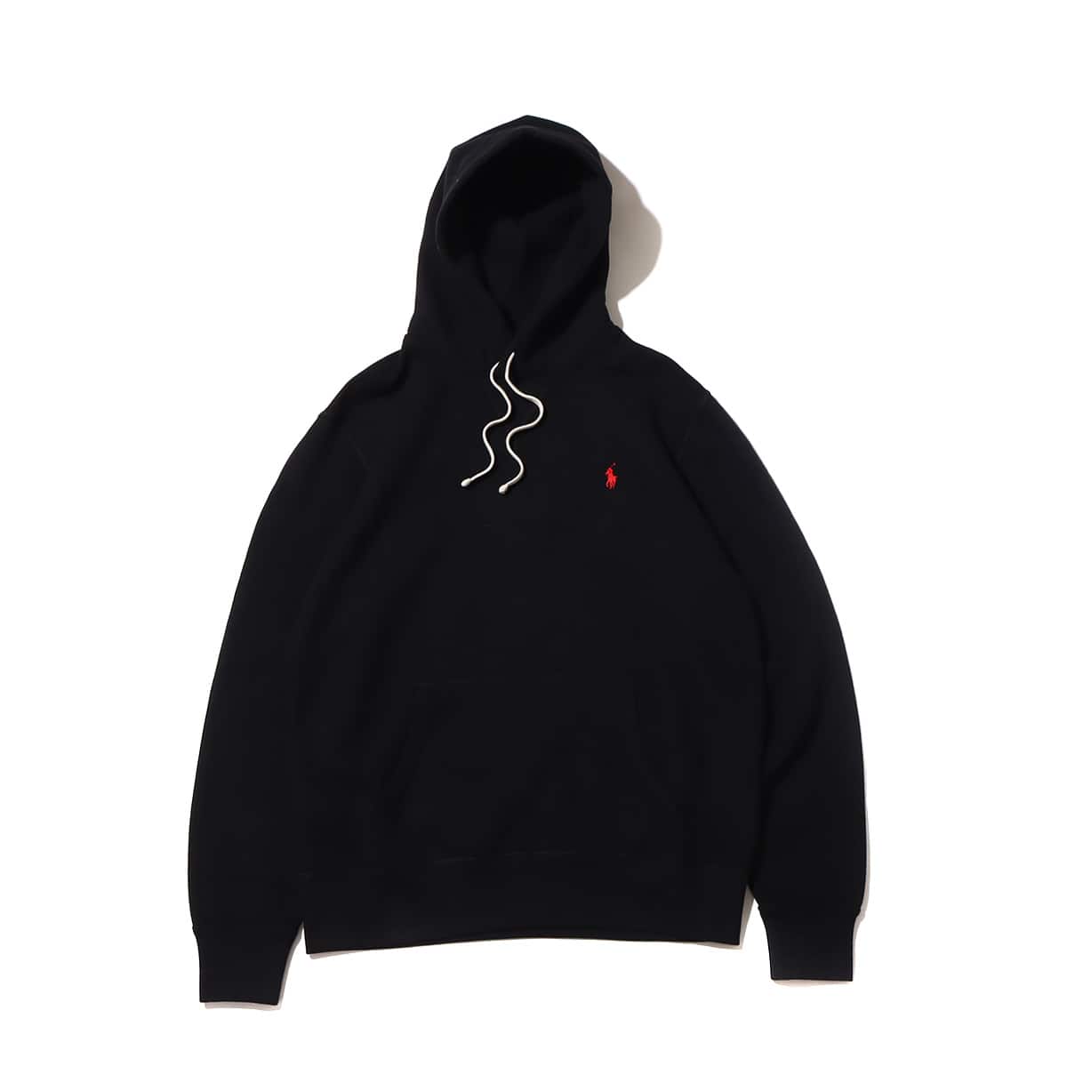 POLO RALPH LAUREN POLO PULL OVER HOODIE SWEAT POLO BLACK 22FW-I