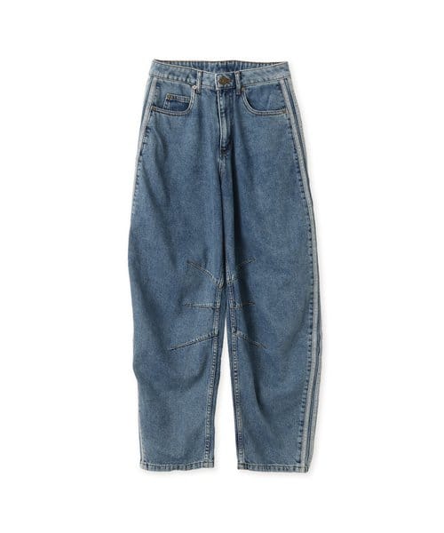 adidas HIGH RISE BARREL LEG DENIM PANT