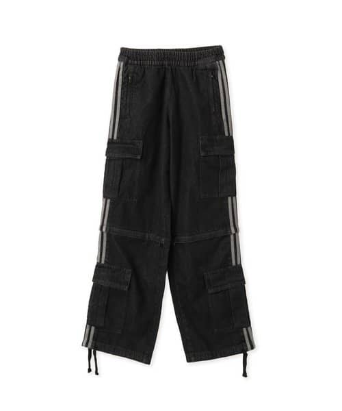 adidas MID RISE 2-IN-1 DENIM PANT