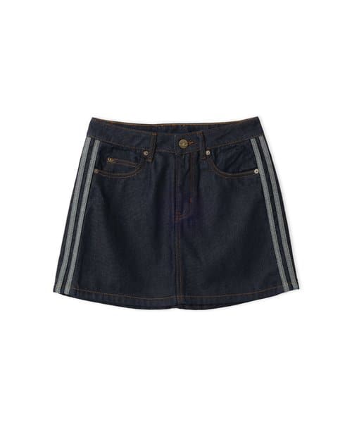adidas 3 STRIPES MINI SKIRT DENIM