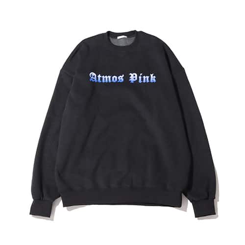 atmos pink グラデーションロゴ クルーネックトップス CHARCOAL 21HO-I