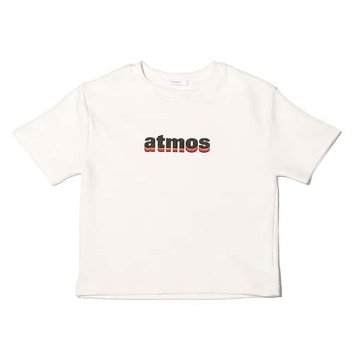 atmos pink レインボーロゴ ミニTシャツ WHITE 21SU-S