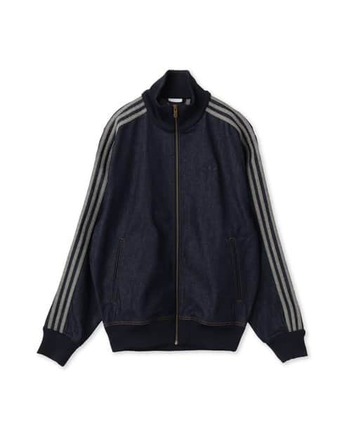 adidas FIREBIRD ADICOLOR RAW DENIM TRACK TOP インディゴデニム - ブルー