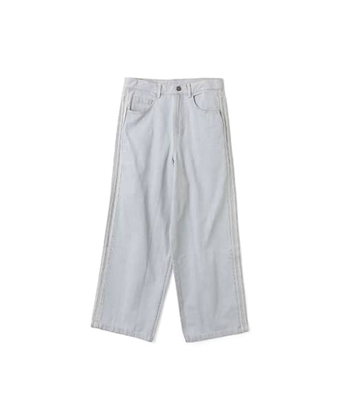 adidas 90S ALTERNATIVE SPORT WIDE LEG SKATER JEANS クリスタルスカイ - ブルー