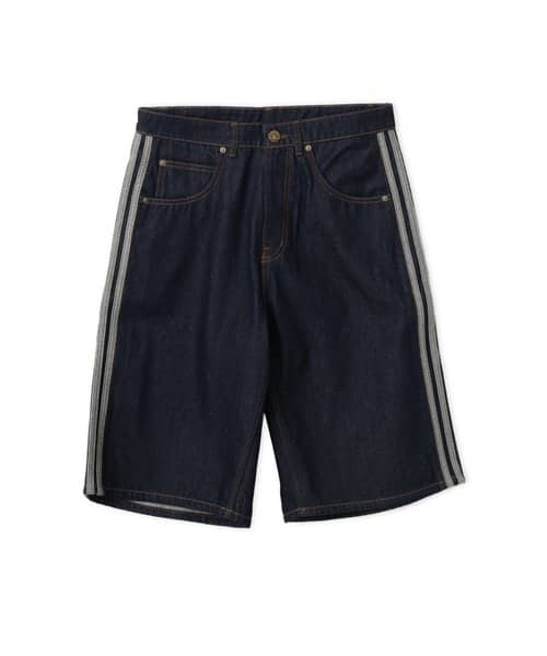 adidas FIREBIRD ADICOLOR RAW DENIM SHORTS インディゴデニム - ブルー
