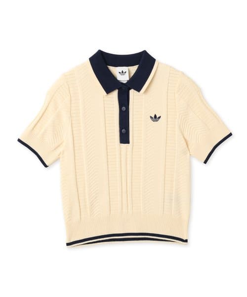 adidas CABLE KNIT CALI TEE POLO