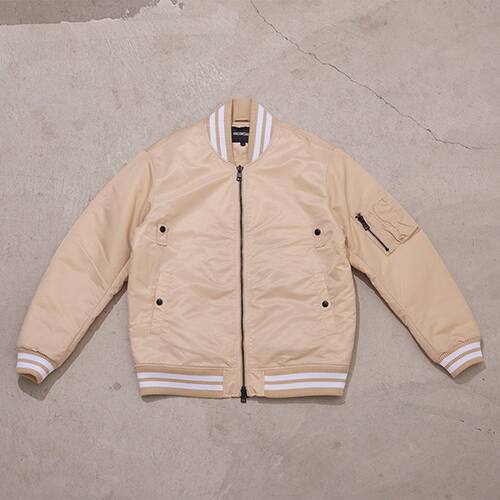 VALENCIANO STADIUM-１JACKET BEIGE 21FA-I