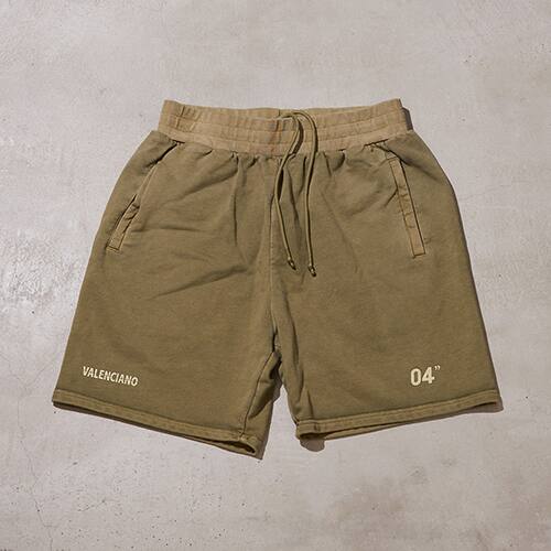 VALENCIANO PIGMENT DYED SHORT OLIVE 21SU-I