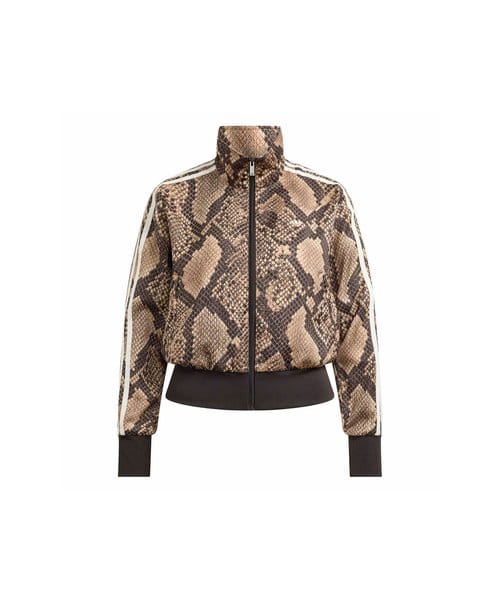 adidas SNAKE PRINT SATIN FIREBIRD TRACK TOP