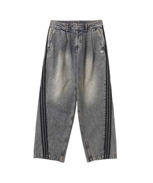 adidas ADILENIUM 5.0  DENIM JEANS カーキブラウン - カーキ