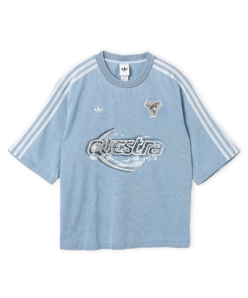 adidas ADILENIUM 5.0  DENIM TEE ライトブルー - ライトブルー