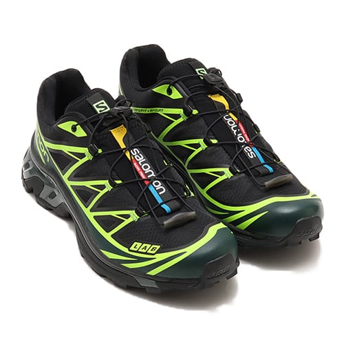 SALOMON XT-6 Black / Ponderosa Pine / Green Gecko