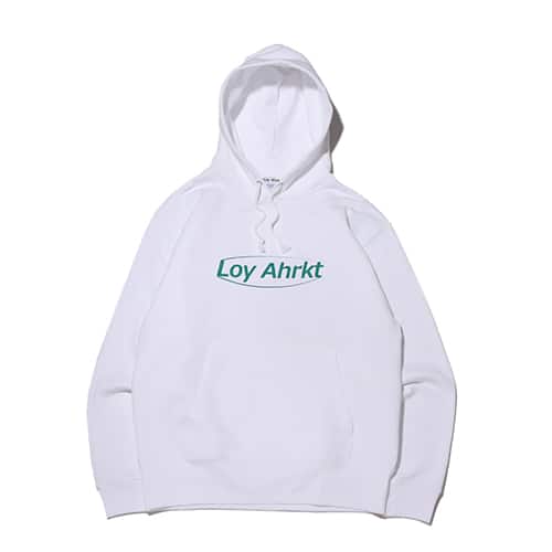 Loy Ahrkt Basic Logo Hood ホワイト 21SP-I