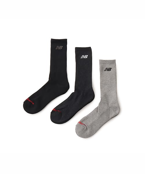 New Balance REGULAR LENGTH 3 PACK SOCKS アソートカラー1