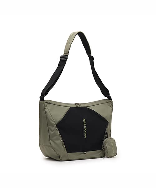SALOMON ACS SHOULDER BAG DEEP LICHEN GREEN/Tea/ - オリーブ