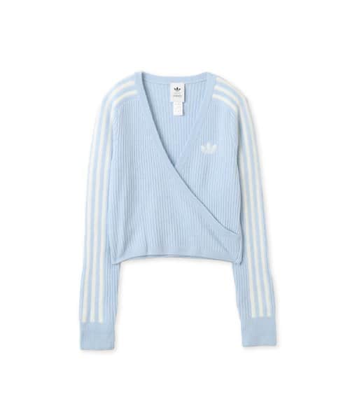 adidas JENNIE KNITTED WRAP AROUND CARDIGAN