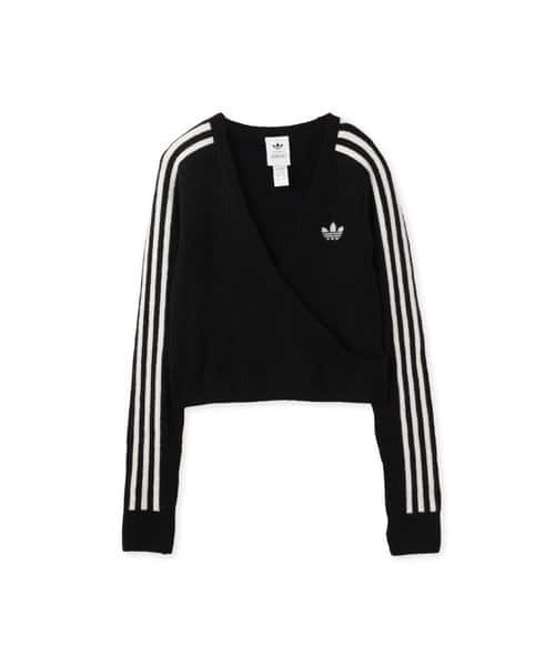 adidas JENNIE KNITTED WRAP AROUND CARDIGAN