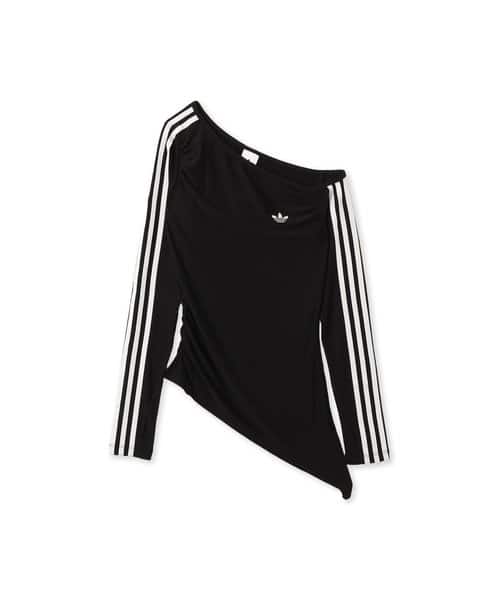 adidas ONE SHOULDER ASYMMETRIC TOP