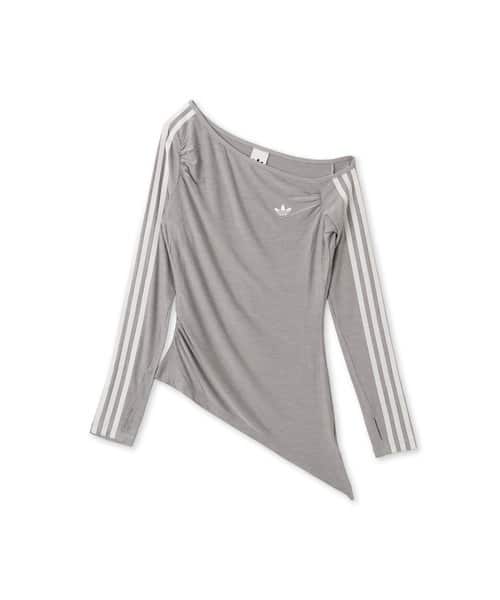 adidas ONE SHOULDER ASYMMETRIC TOP