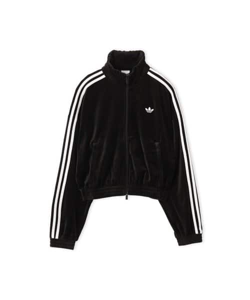 adidas PLEATED VELOUR TRACK TOP