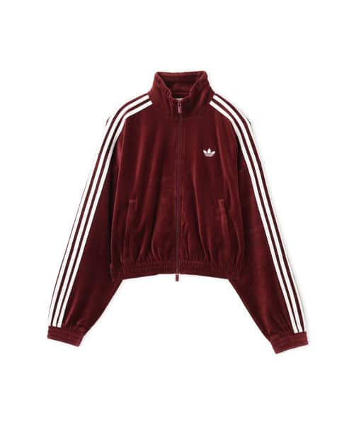 adidas PLEATED VELOUR TRACK TOP