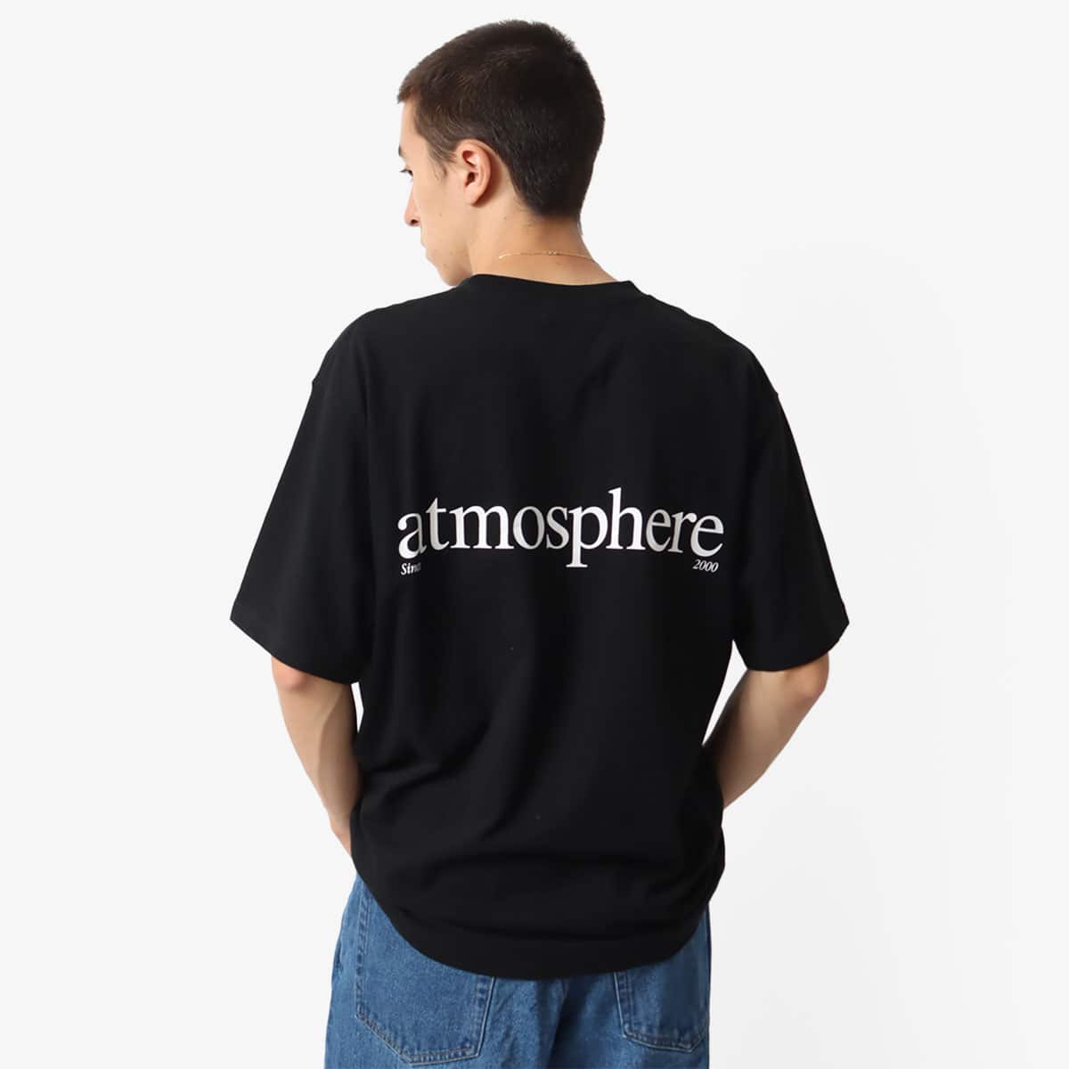 atmosphere Logo T-shirts BLACK 23FA-I