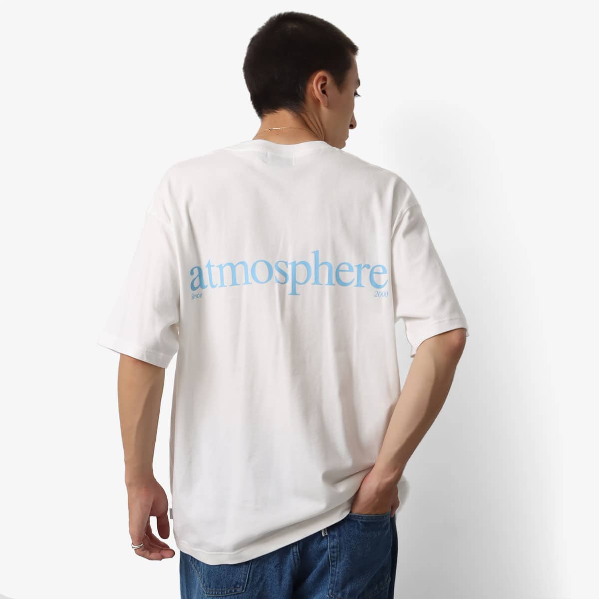 atmosphere Logo T-shirts WHITE 23FA-I