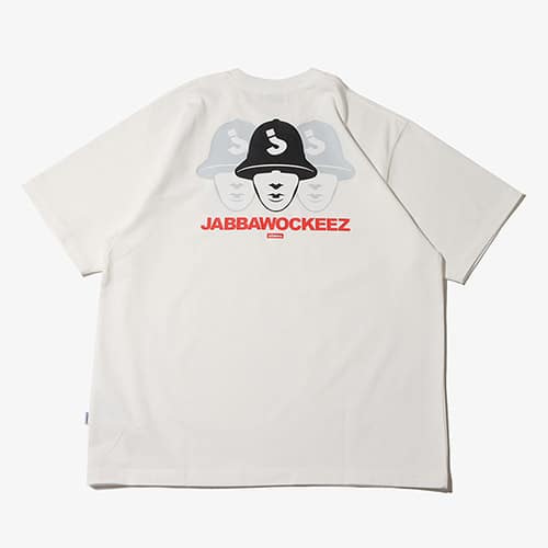 atmos × JABBAWOCKEEZ MASK Back Print T-shirts WHITE 23FA-S