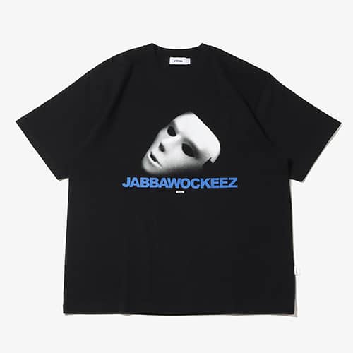 atmos × JABBAWOCKEEZ MASK Front Print T-shirts BLACK 23FA-S