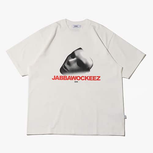 atmos × JABBAWOCKEEZ MASK Front Print T-shirts WHITE 23FA-S