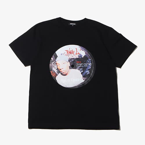 atmos × BIG L × Manhattan Records Vinyl T-shirts BLACK 23FA-S