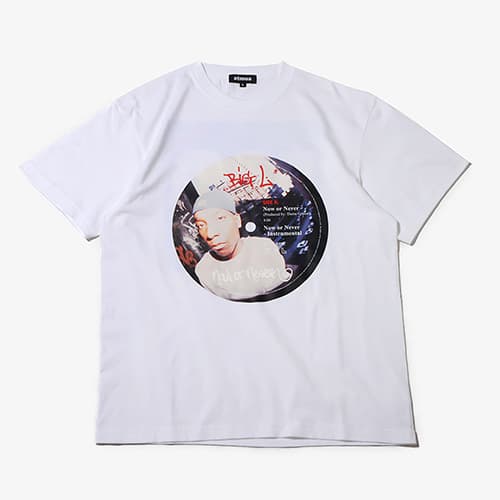 atmos × BIG L × Manhattan Records Vinyl T-shirts WHITE 23FA-S