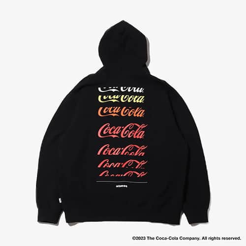 Coca Cola | atmos Crew Neck Sweatshirts LIGHT BLACK