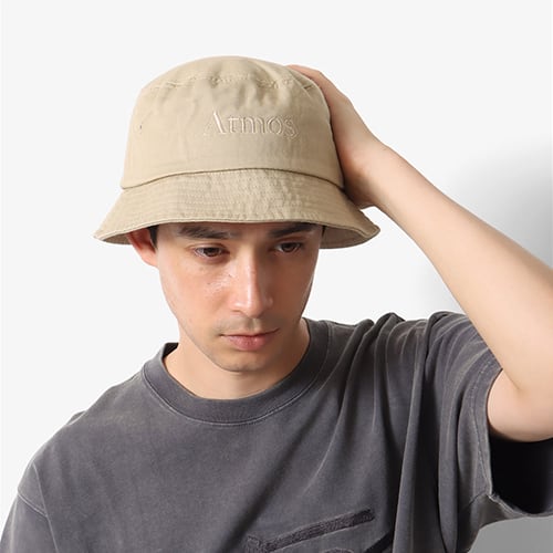 atmos Anglers Club Bucket Hat BEIGE 23SU-I