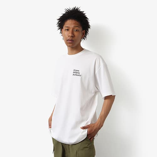 atmos AAA Embroidery T-shirts WHITE 23SU-I